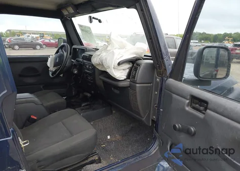 2006 Jeep Wrangler / Tj Unlimited z USA, uszkodzony, nr VIN 1J4FA44S06P719950